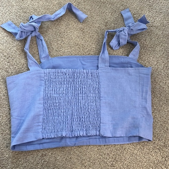 Tie up Bow Crop Top - Picture 3 of 3